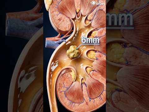 6mm kidney stone removal chances #urology
