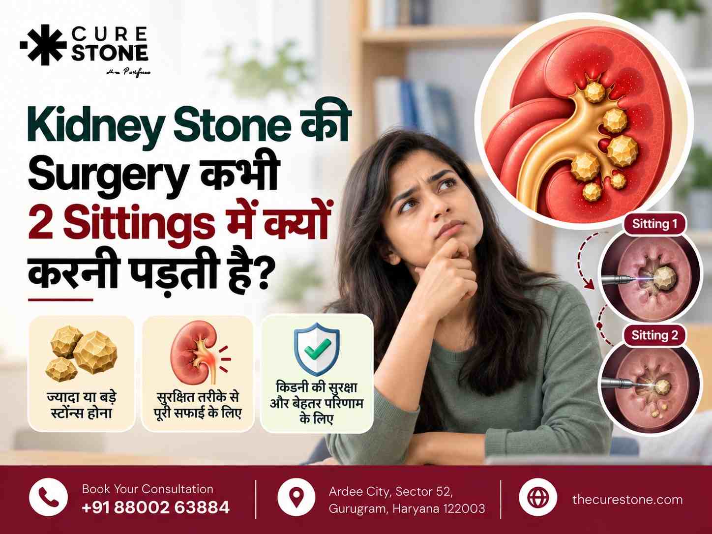 Kidney Stone की Surgery कभी 2 Sittings में क्यों करनी पड़ती है?