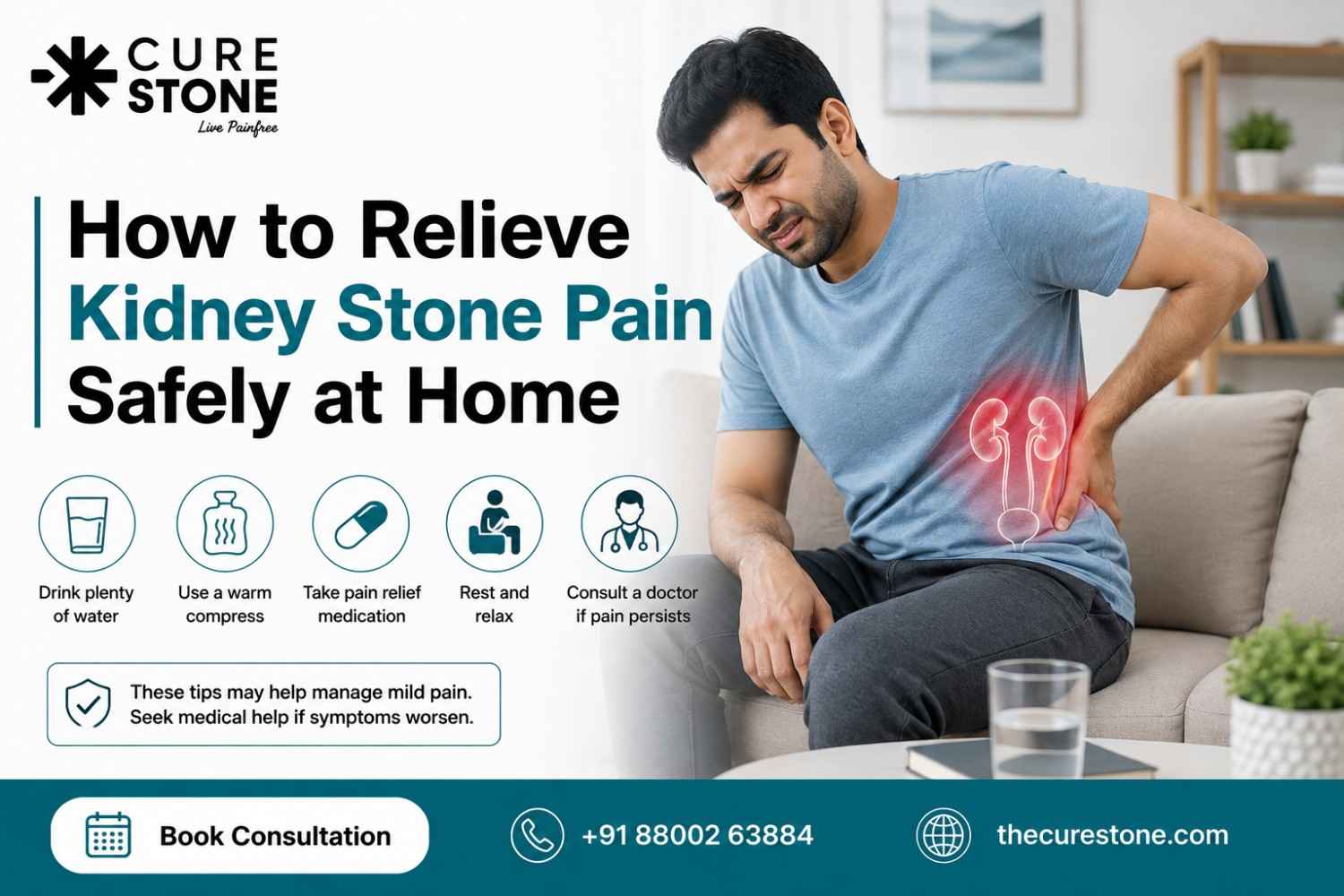 How to Relieve Kidney Stone Pain Safely at Home