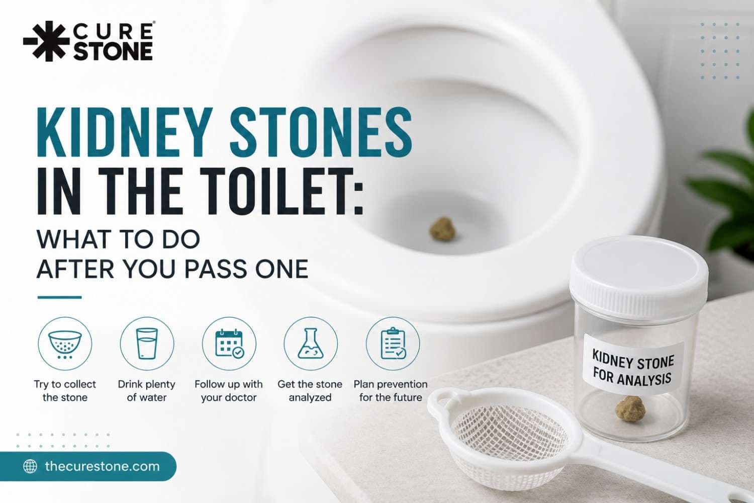Kidney Stones in the Toilet: What to Do After You Pass One